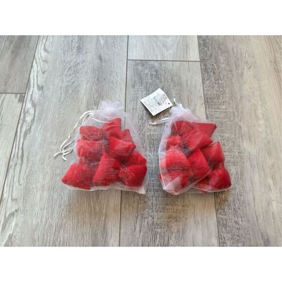 Hobby Lobby red plush bow fillers NWT, valentine, wedding decor - Picture 3 of 8
